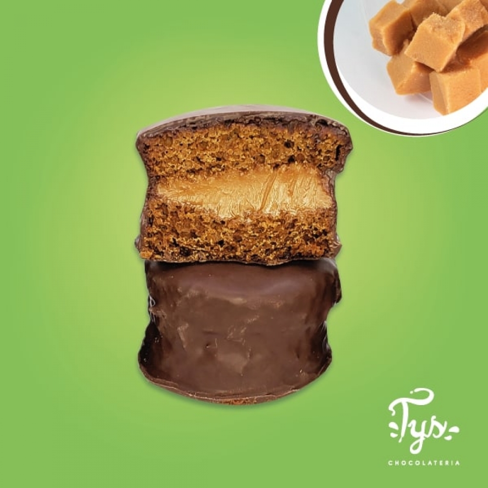 Kit com 20 Pães de Mel Recheados, sendo 15 Doce de Leite e 5 Pães de Mel Recheados com Brigadeiro